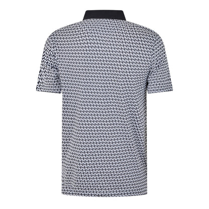 Black - Back - Ted Baker Mens Geometric Polo Shirt