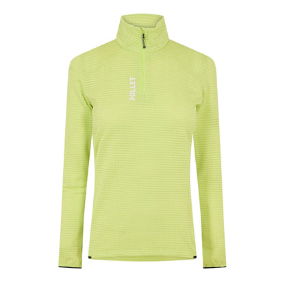 Lemon Yellow - Front - Millet Womens-Ladies Intense Half Zip Regular Sweatshirt