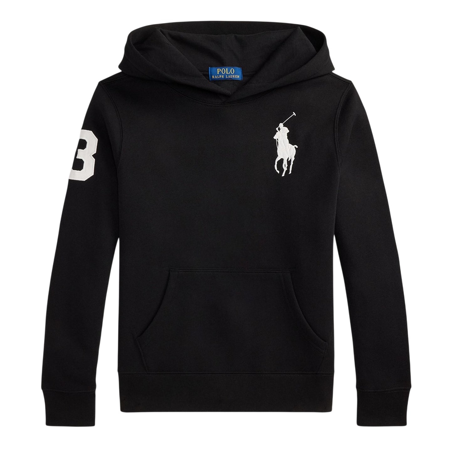 Black - Front - Ralph Lauren Childrens-Kids Pony Hoodie