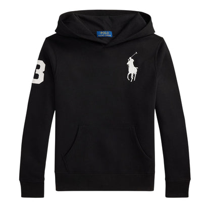 Black - Front - Ralph Lauren Childrens-Kids Pony Hoodie