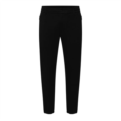 Black - Front - Replay Mens Tapered Trousers
