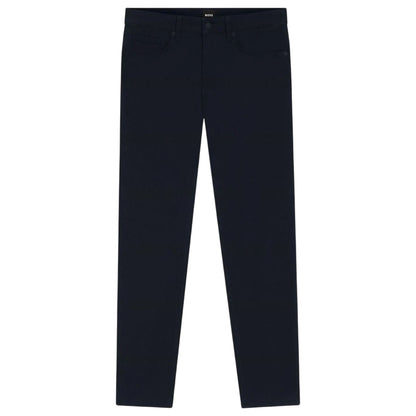 Dark Blue - Front - Boss Mens P-Delaware5 Trousers