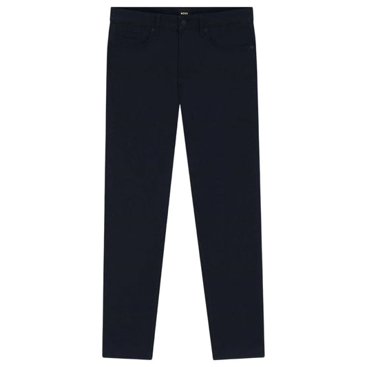 Dark Blue - Front - Boss Mens P-Delaware5 Trousers