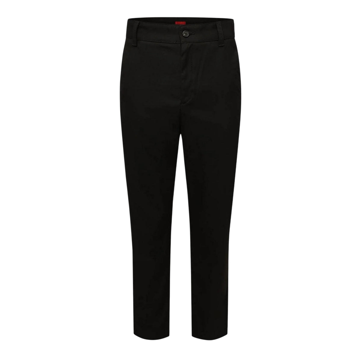 Black - Front - Hugo Mens Plain Slim Trousers