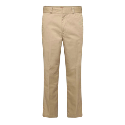 Beige - Front - Hugo Boss Mens Relaxed Fit Trousers