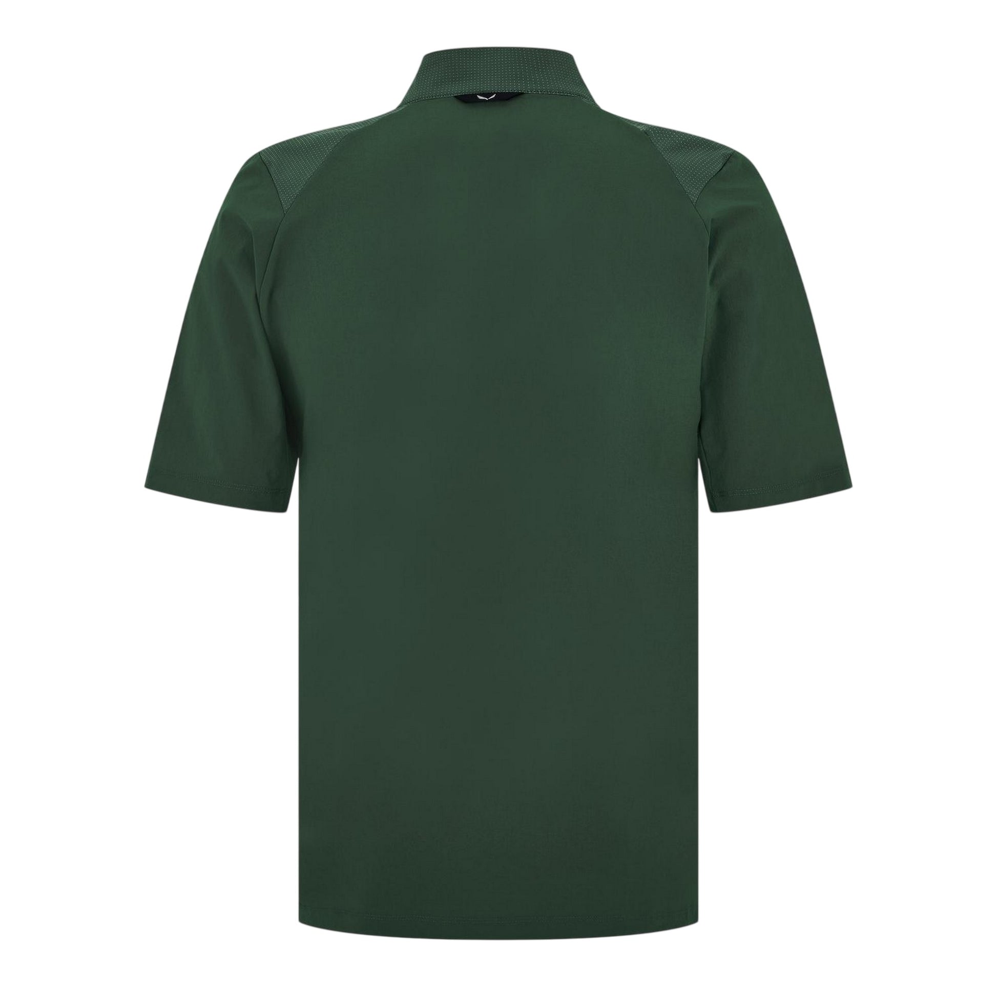 Green - Back - Salewa Mens High-Neck Regular Sports Top