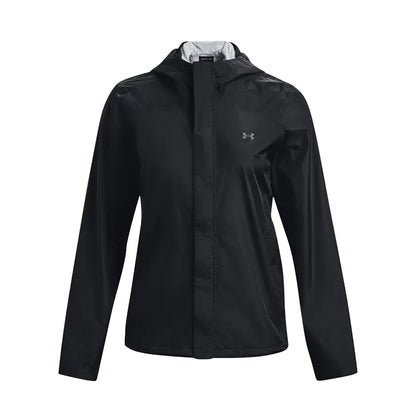 Black - Front - Under Armour Womens-Ladies Cloudstrike 2.0 Stormproof Padded Jacket
