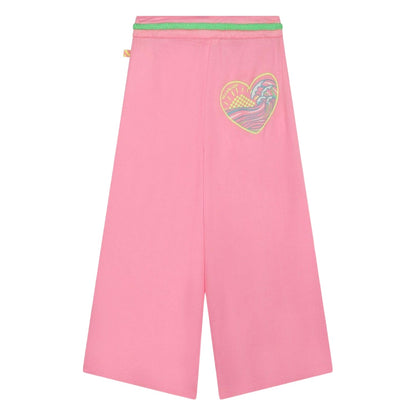 Pink - Back - Billieblush Girls Loose Trousers
