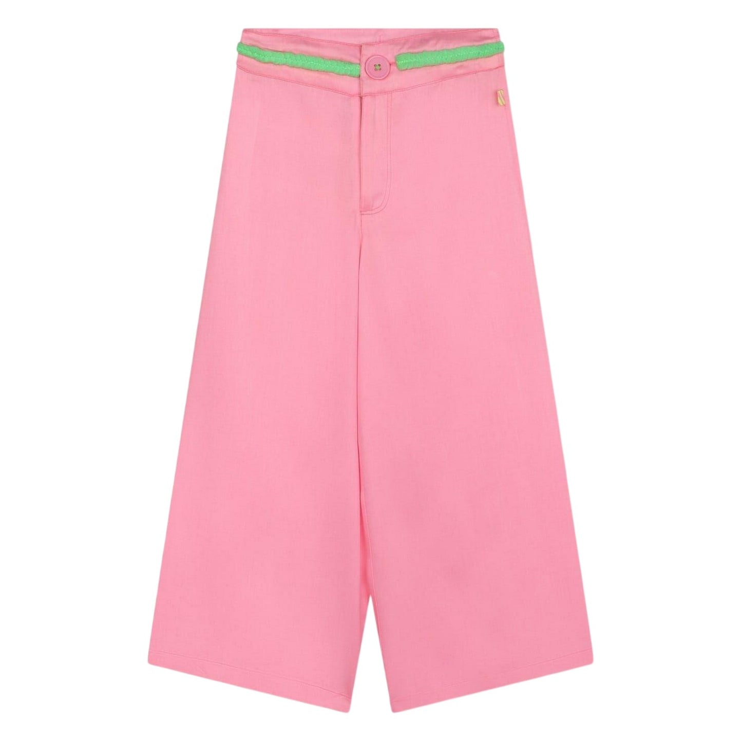 Pink - Front - Billieblush Girls Loose Trousers
