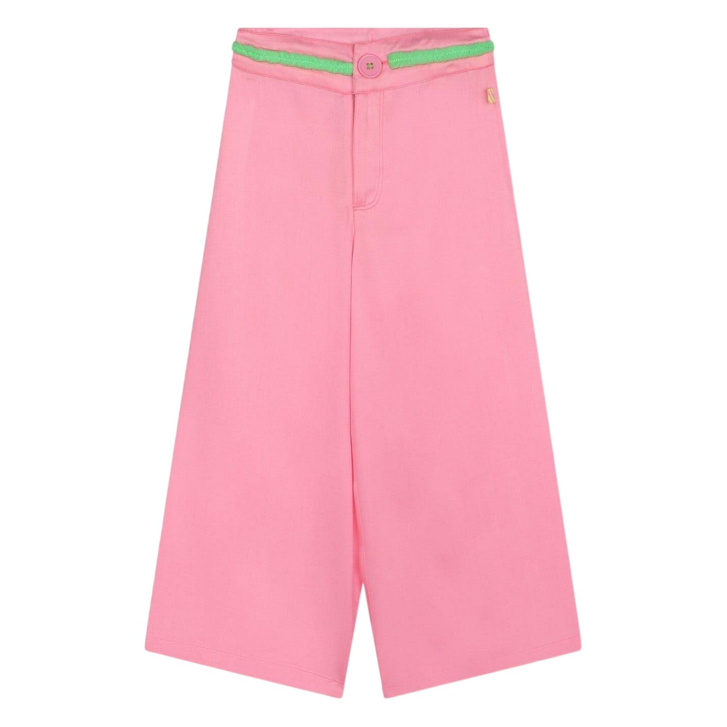 Pink - Front - Billieblush Girls Loose Trousers