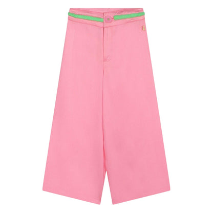 Pink - Front - Billieblush Girls Loose Trousers