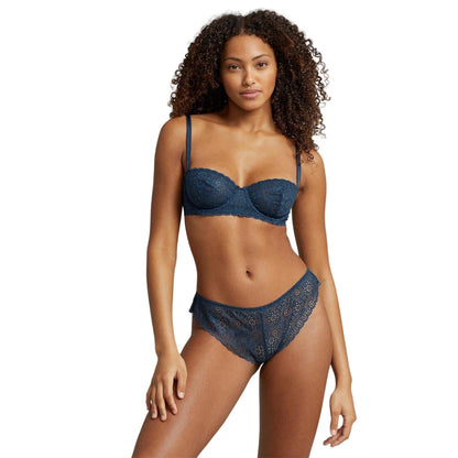 Denim - Lifestyle - Ralph Lauren Womens-Ladies Floral Pattern Lace Tanga