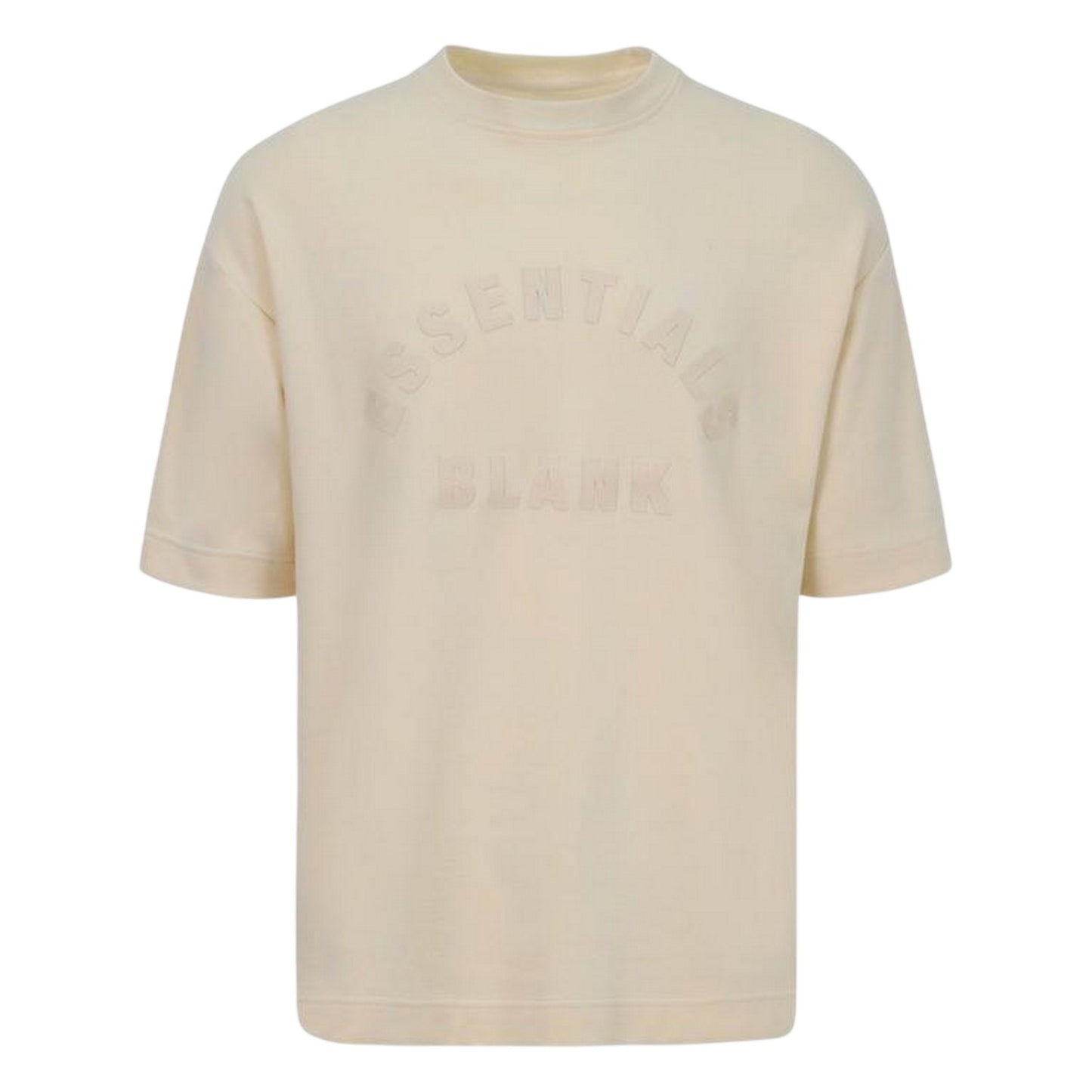 Summer Sand - Front - Blank Essentials Mens Arch Crew Neck T-Shirt