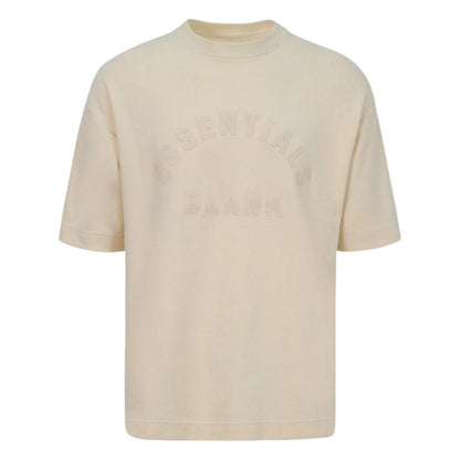 Summer Sand - Front - Blank Essentials Mens Arch Crew Neck T-Shirt