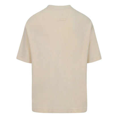 Summer Sand - Back - Blank Essentials Mens Arch Crew Neck T-Shirt