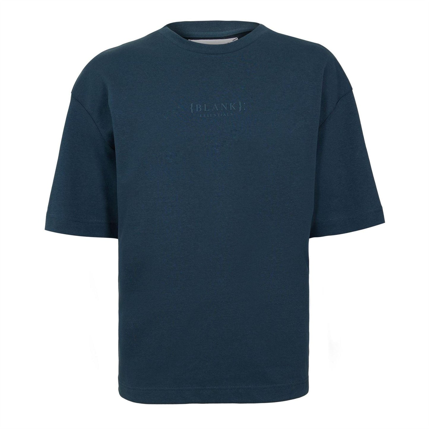 Thunder Grey - Front - Blank Essentials Mens Arch Crew Neck T-Shirt