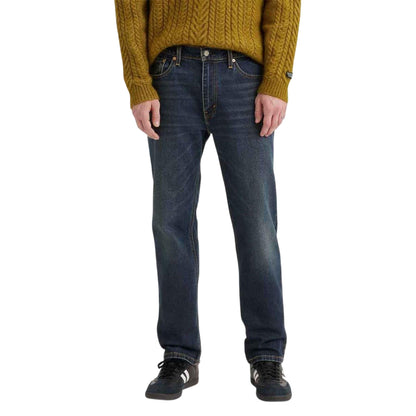 Blue - Side - Levis Mens 541 Born To Adapt Denim Athletic Jeans