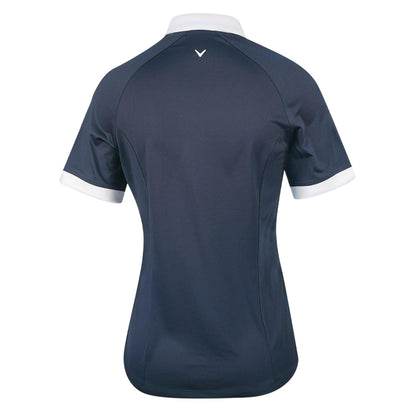 Sea Blue - Back - Callaway Womens-Ladies V Neck Polo Shirt