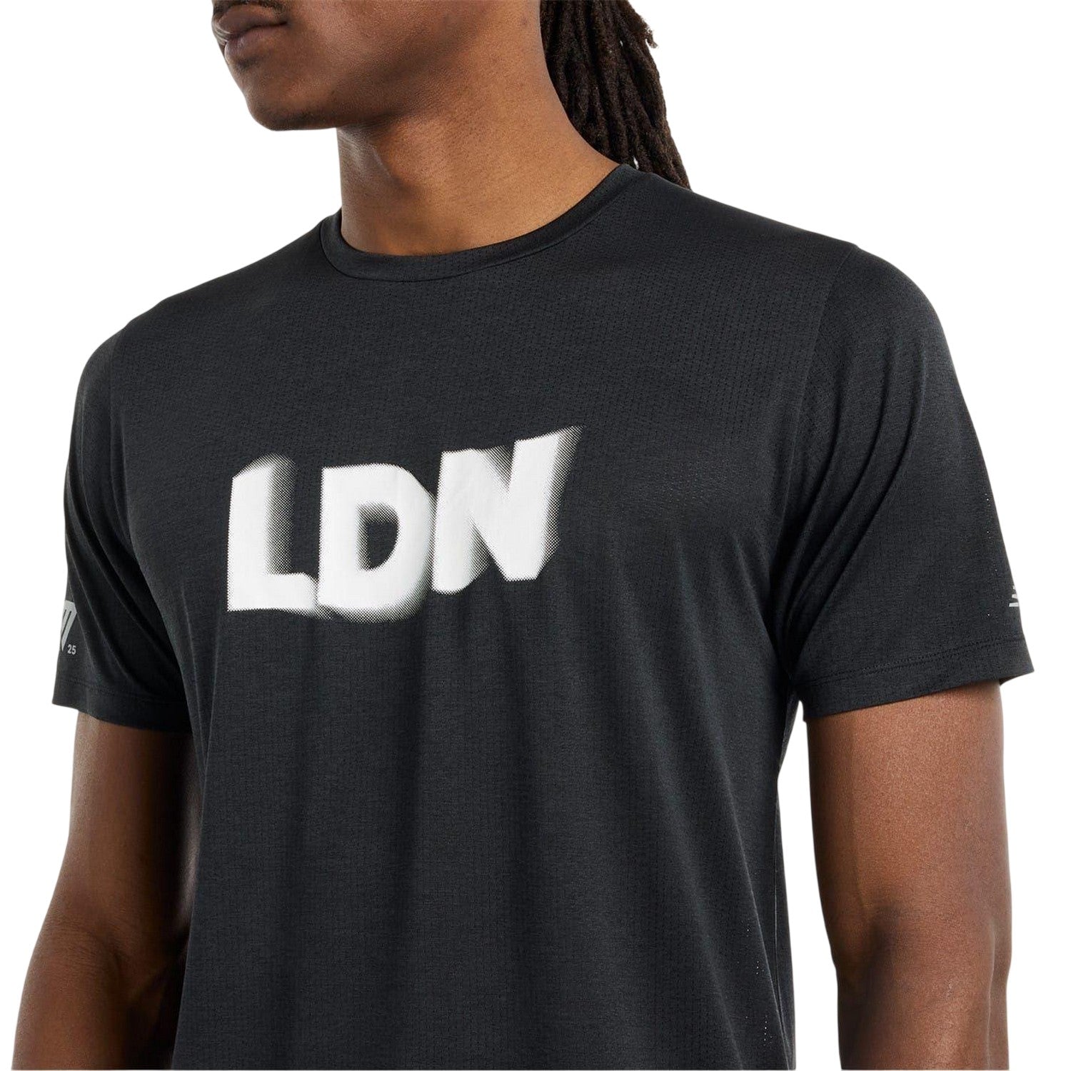 Black - Side - New Balance Mens Performance Running Top