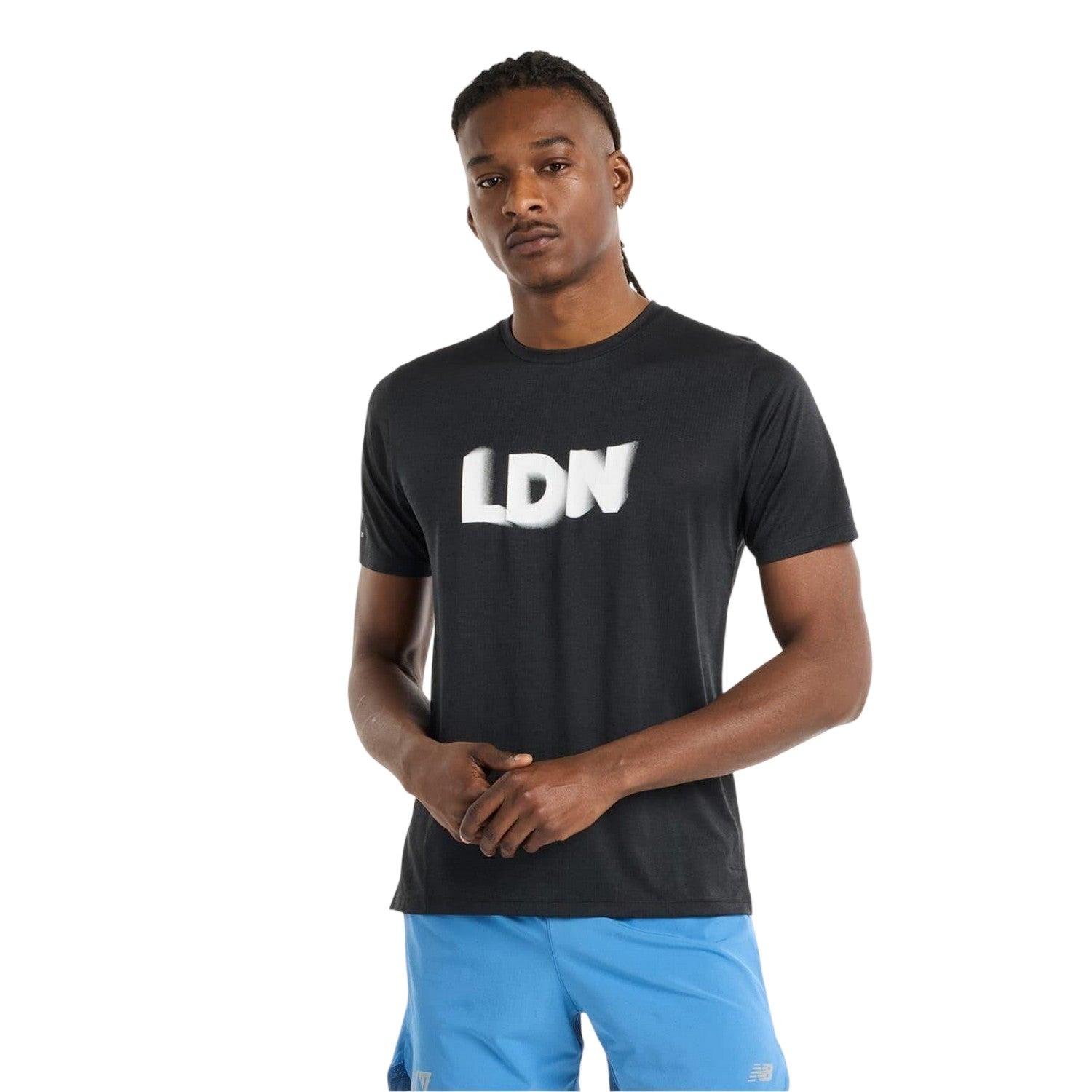 Black - Lifestyle - New Balance Mens Performance Running Top