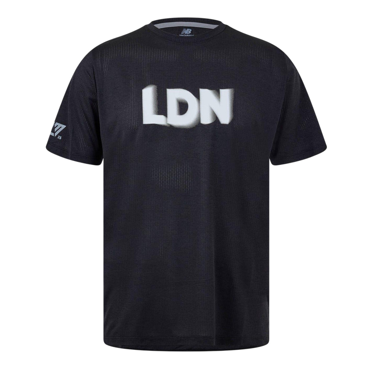 Black - Front - New Balance Mens Performance Running Top