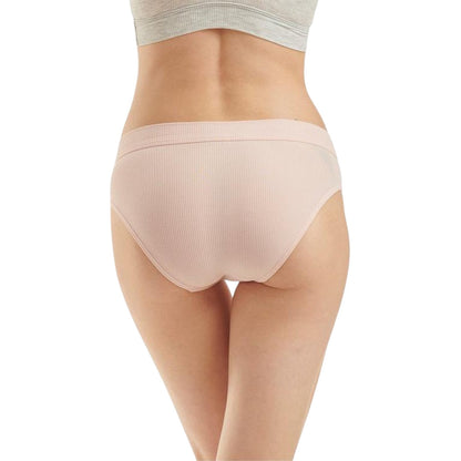 Peach Whip - Back - Adidas Womens-Ladies Ribbed High Waist Briefs