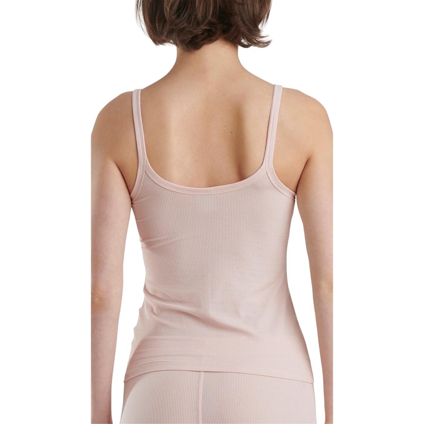 Peach Whip - Back - Adidas Womens-Ladies Ribbed Camisole