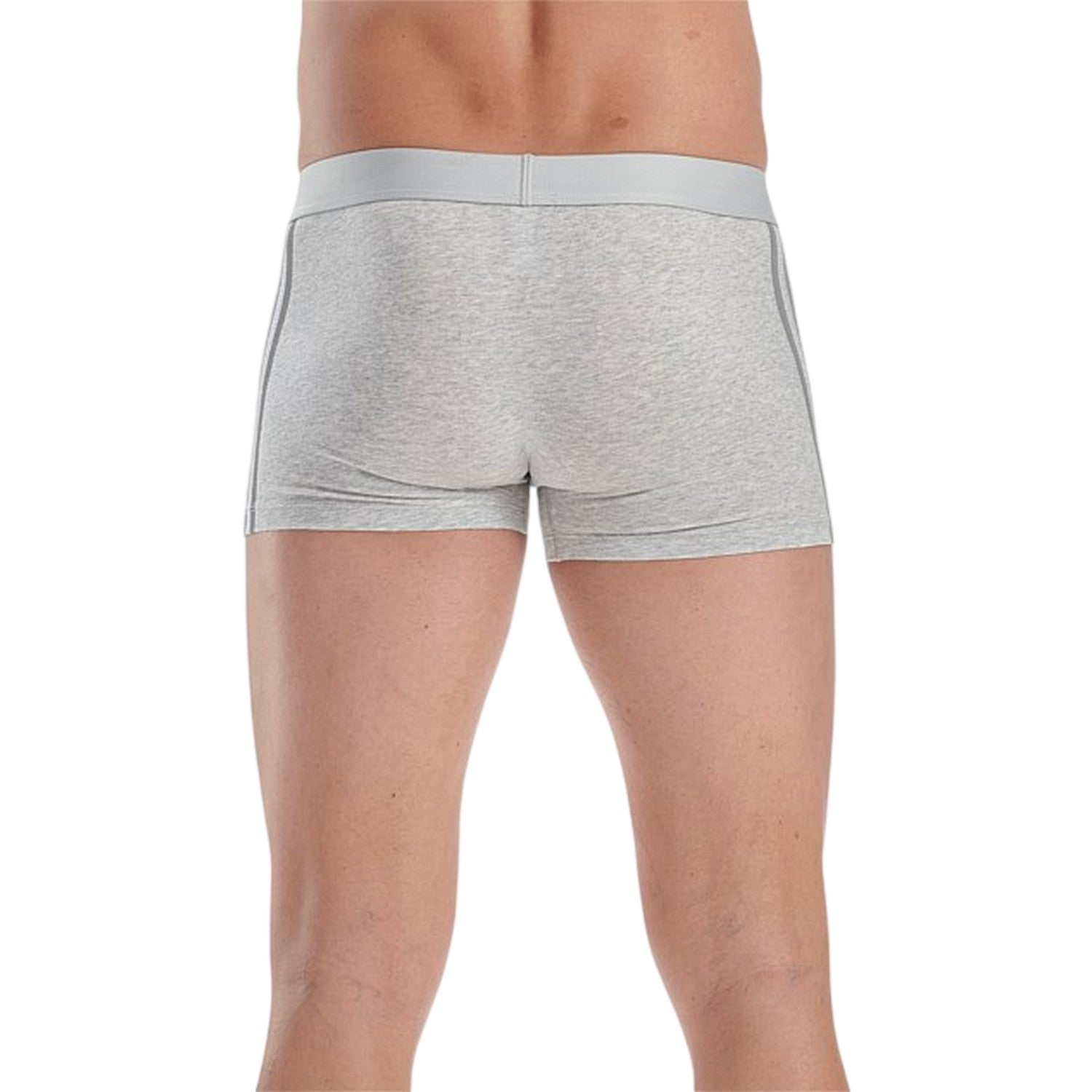 White-Grey - Side - Adidas Mens Originals Comfort Boxer Briefs (Pack of 2)
