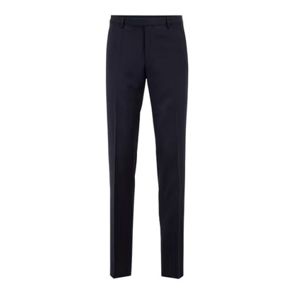 Dark Blue - Front - Boss Mens Lenon Trousers