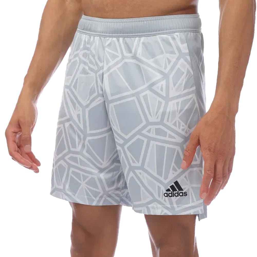Light Grey - Front - Adidas Mens Condivo 22 Goalkeeper Shorts