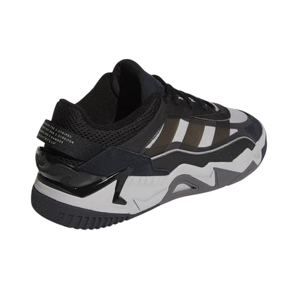 Charcoal Black - Back - Adidas Unisex Adult Niteball II Low Cut Trainers