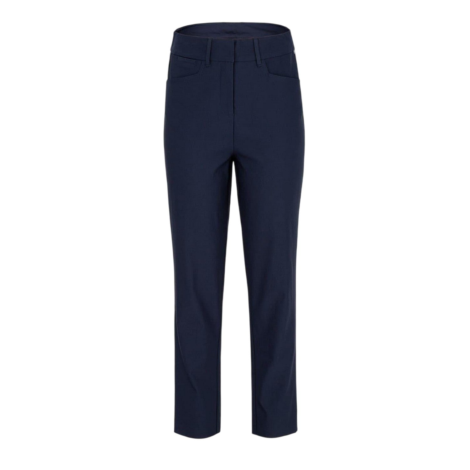 Navy - Front - Slazenger Womens-Ladies Straight Leg Golf Trousers