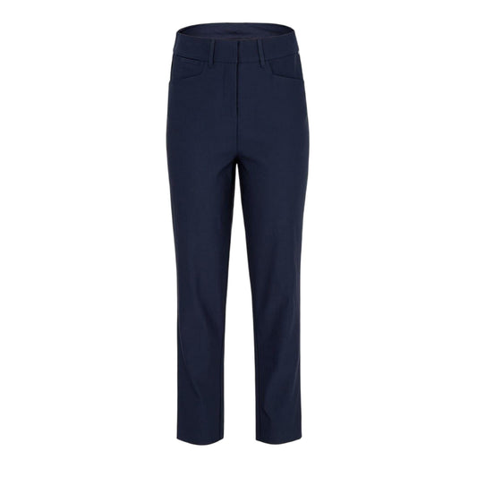 Navy - Front - Slazenger Womens-Ladies Straight Leg Golf Trousers