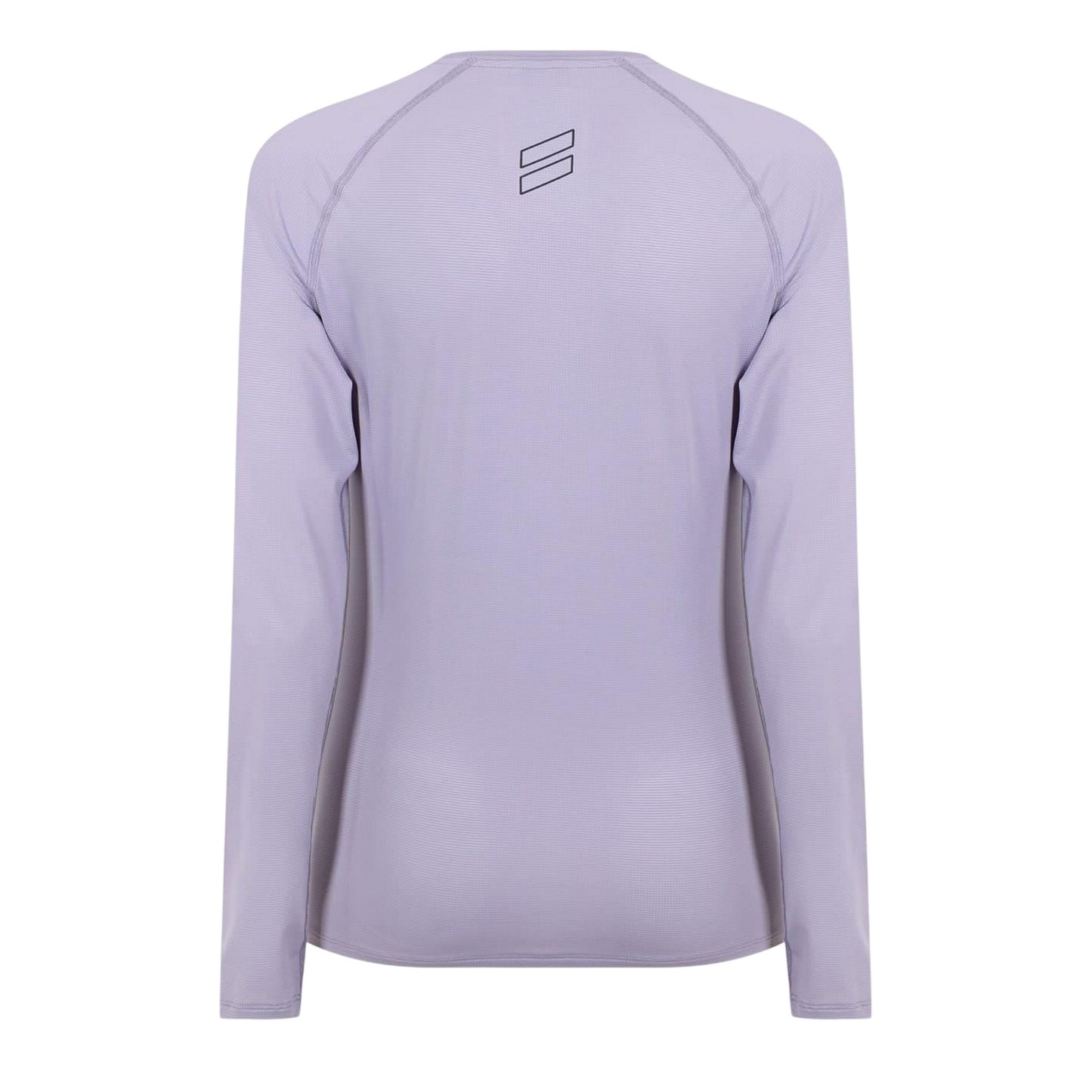 Lavender Purple-Grey - Back - dhb Womens-Ladies Aeron 2.0 Plain Fitted Long-Sleeved Top