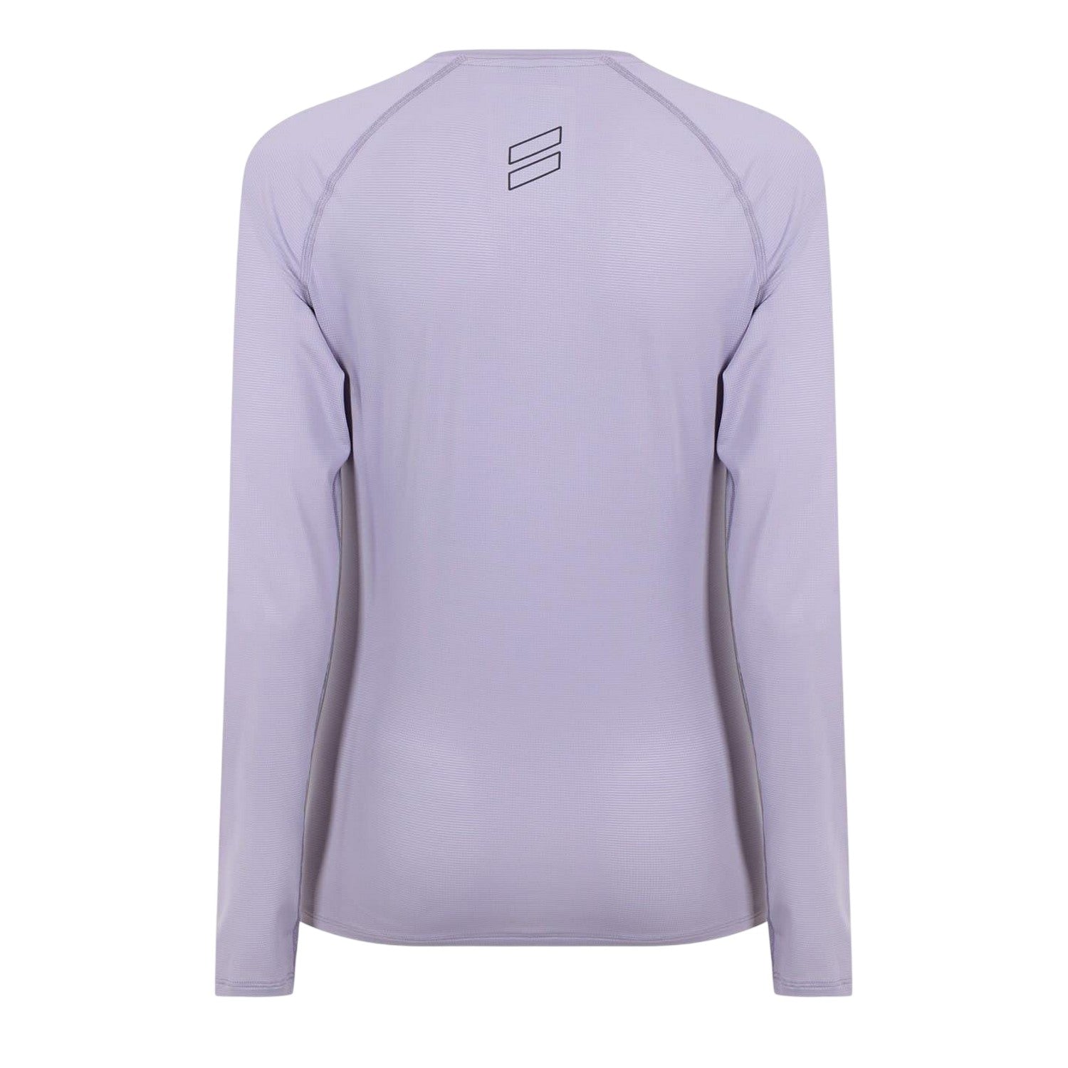 Lavender Purple-Grey - Back - dhb Womens-Ladies Aeron 2.0 Plain Fitted Long-Sleeved Top