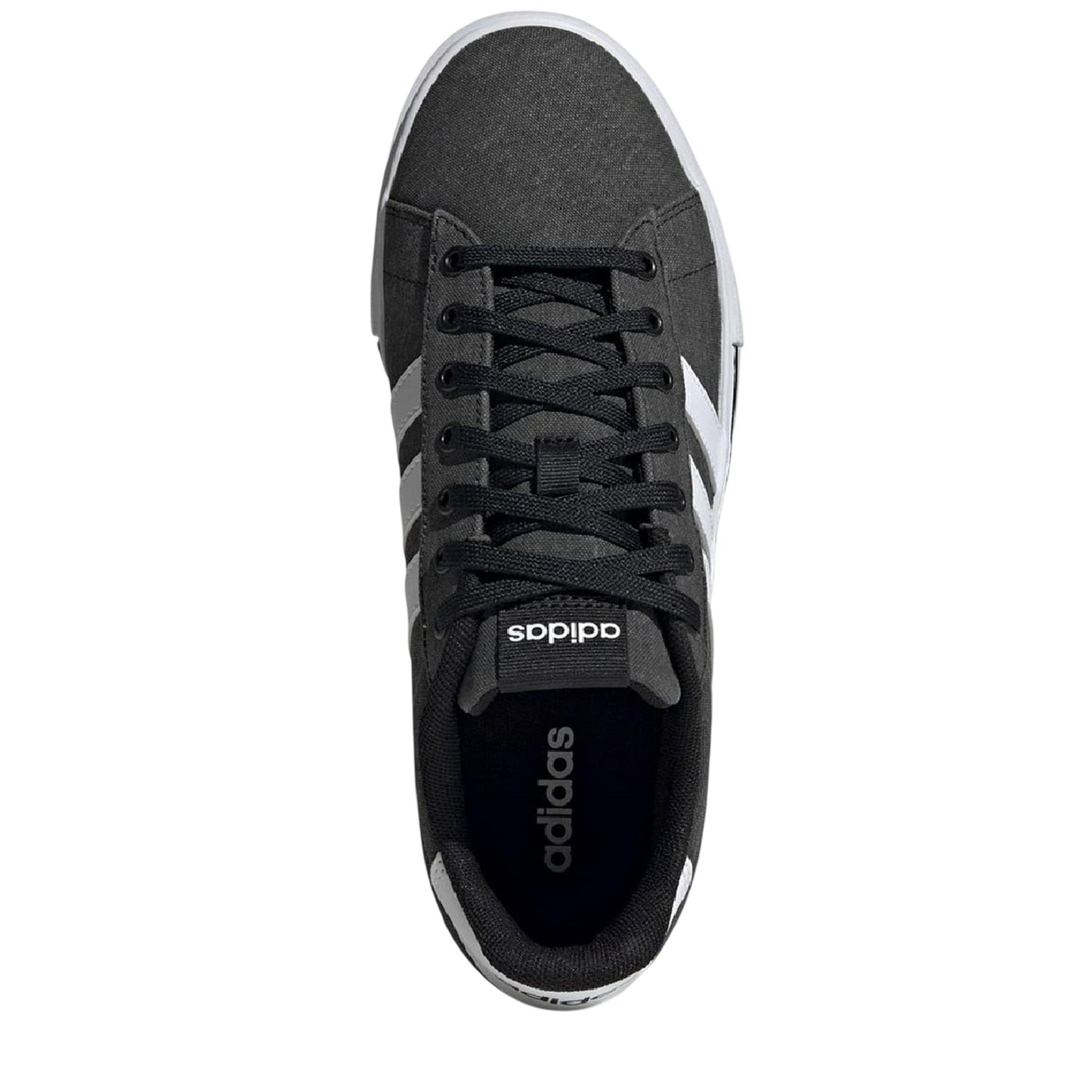 Black-White - Front - Adidas Unisex Adult Daily 4.0 Trainers