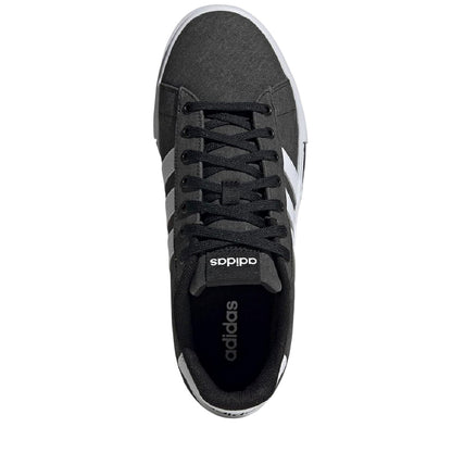 Black-White - Front - Adidas Unisex Adult Daily 4.0 Trainers