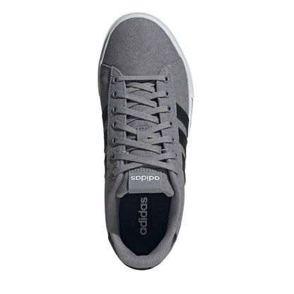 Grey-Black-White - Side - Adidas Unisex Adult Daily 4.0 Trainers