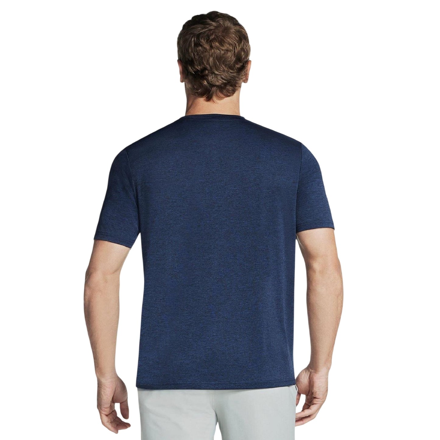 Navy - Back - Skechers Mens Charge Performance Running T-Shirt