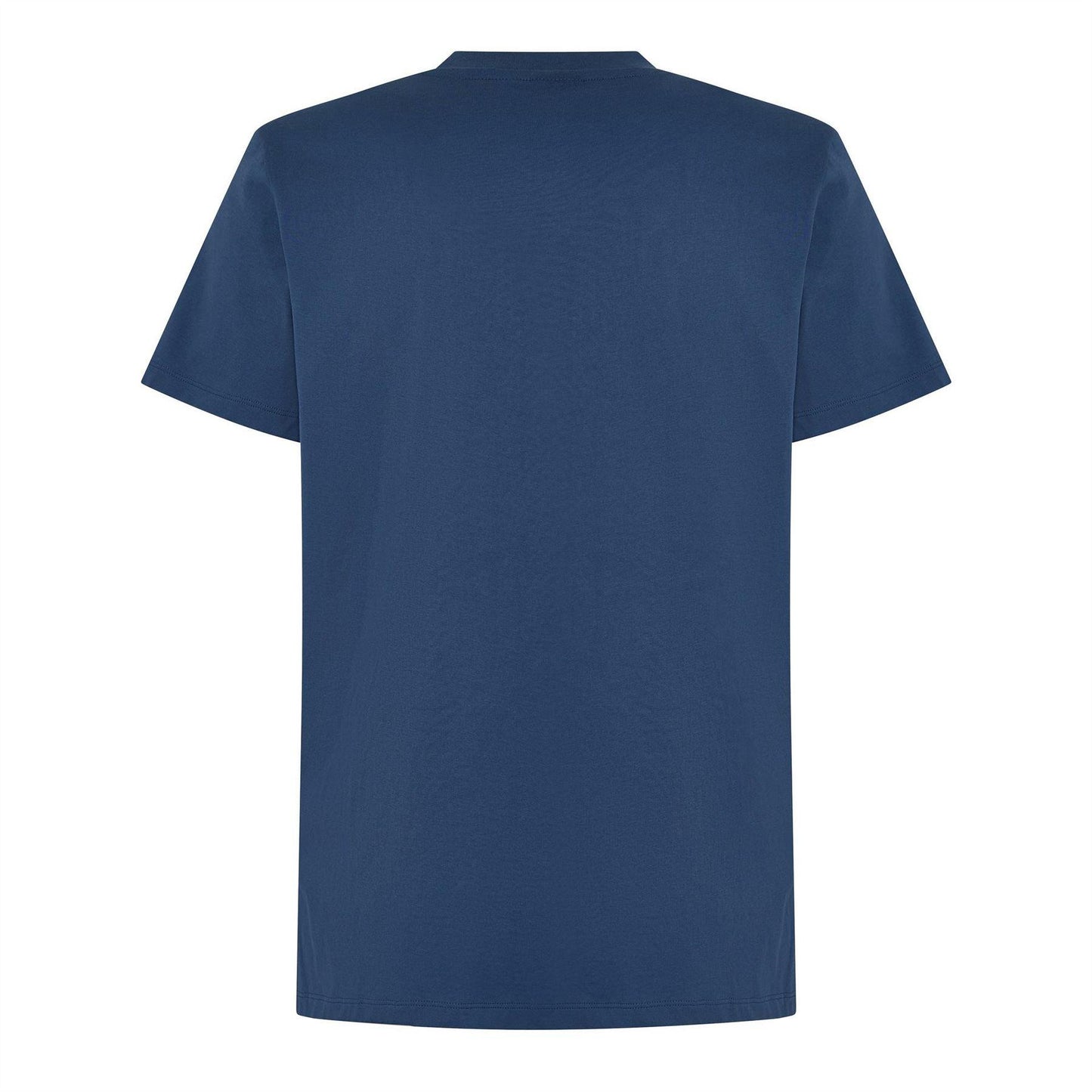 Medium Blue - Back - Boss Mens Hbw Logo Crew Neck T-Shirt