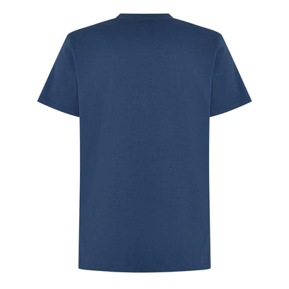 Medium Blue - Back - Boss Mens Hbw Logo Crew Neck T-Shirt