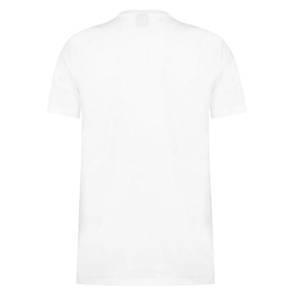 White - Back - Boss Mens Hbw Logo Crew Neck T-Shirt