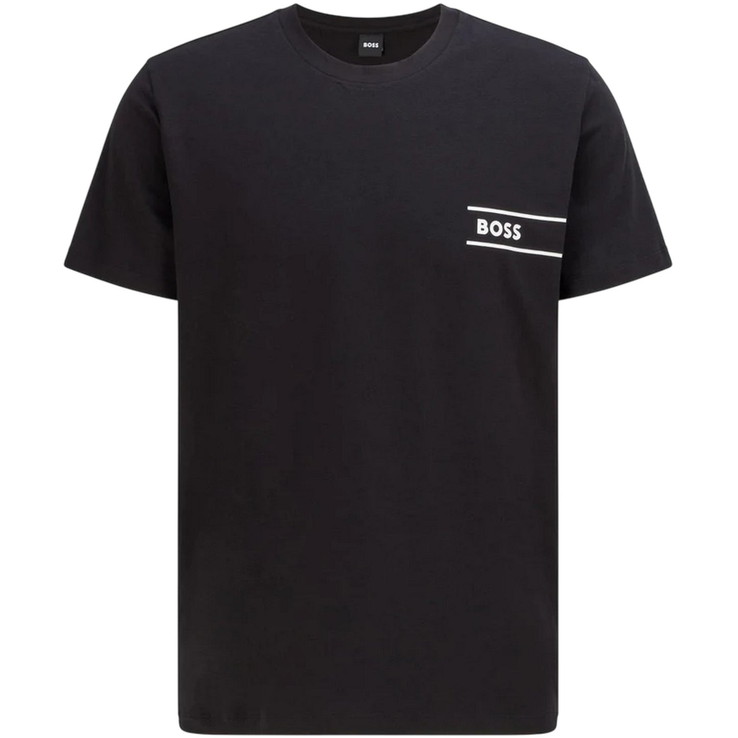 Dark Blue - Front - Boss Mens Hbw Logo Crew Neck T-Shirt