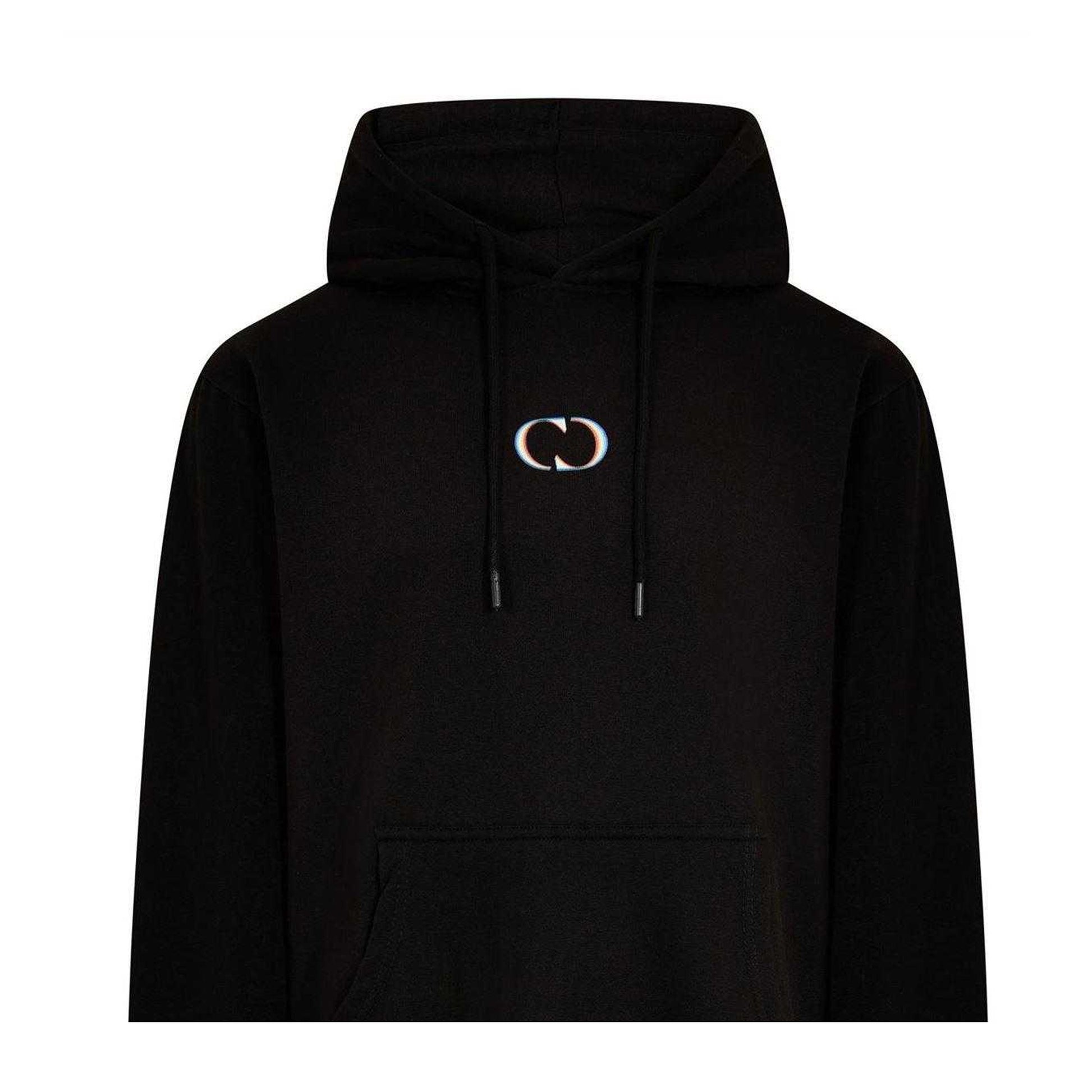 Black - Back - Criminal Damage Mens Regular Long-Sleeved Hoodie