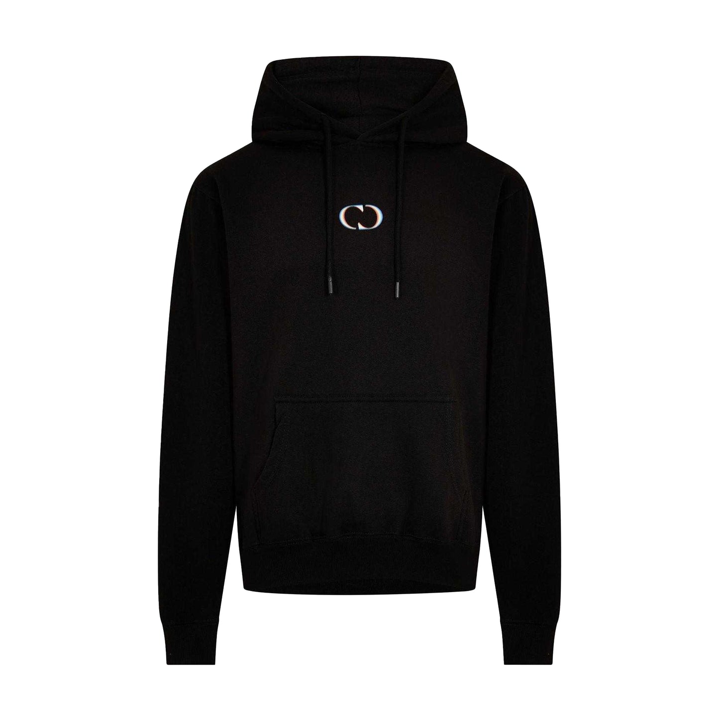 Black - Front - Criminal Damage Mens Regular Long-Sleeved Hoodie