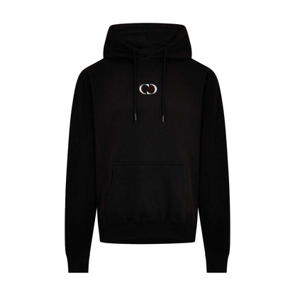 Black - Front - Criminal Damage Mens Regular Long-Sleeved Hoodie