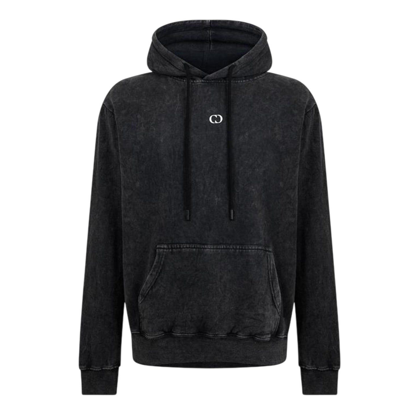 Washed Black - Front - Criminal Damage Mens Underdog Hooded Drawstring Hoodie