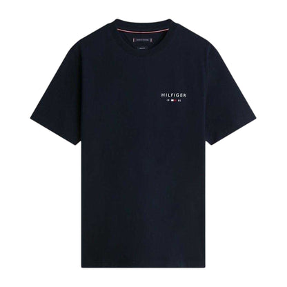 Desert Sky - Front - Tommy Hilfiger Mens Love Logo Crew Neck T-Shirt