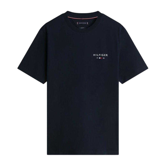 Desert Sky - Front - Tommy Hilfiger Mens Love Logo Crew Neck T-Shirt