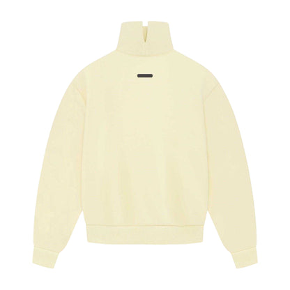 Pale Yellow - Front - Adidas Womens-Ladies Performance Embroidered Logo Relaxed Fit Long-Sleeved Athletic Sweatshirt